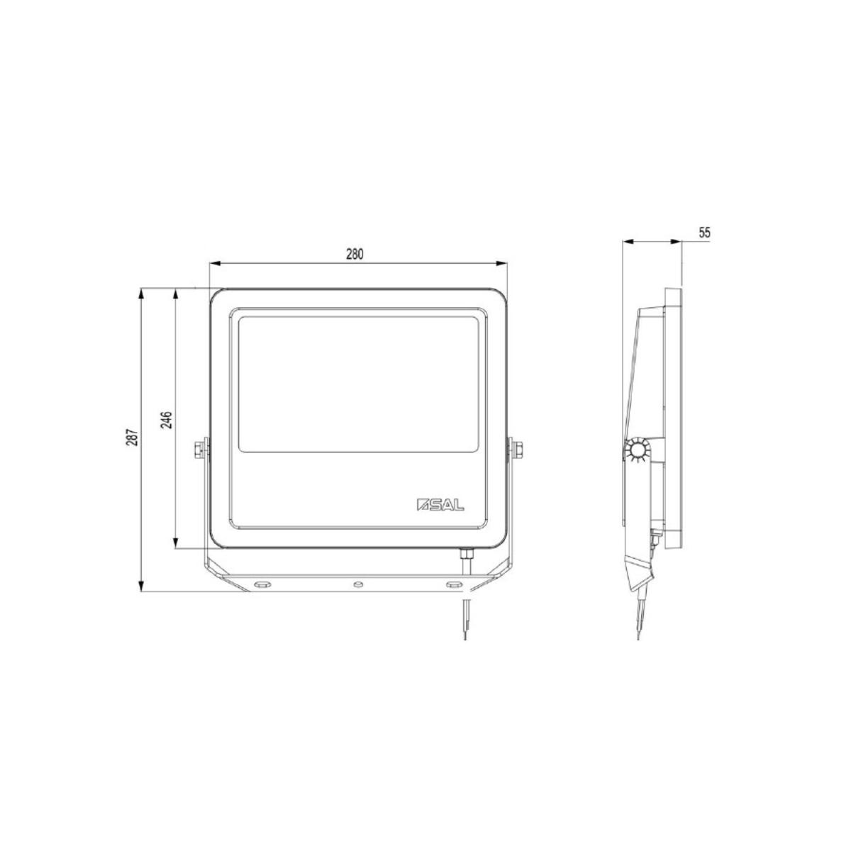 LED FLOODLIGHT TRADESTAR 70W CCT IP66