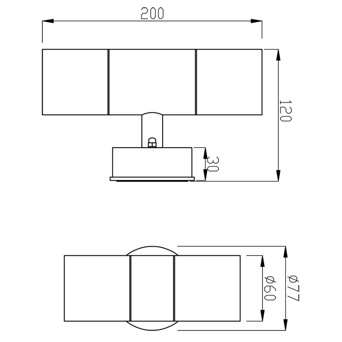 BONDI LITE SE7322TC - 2 x 4W