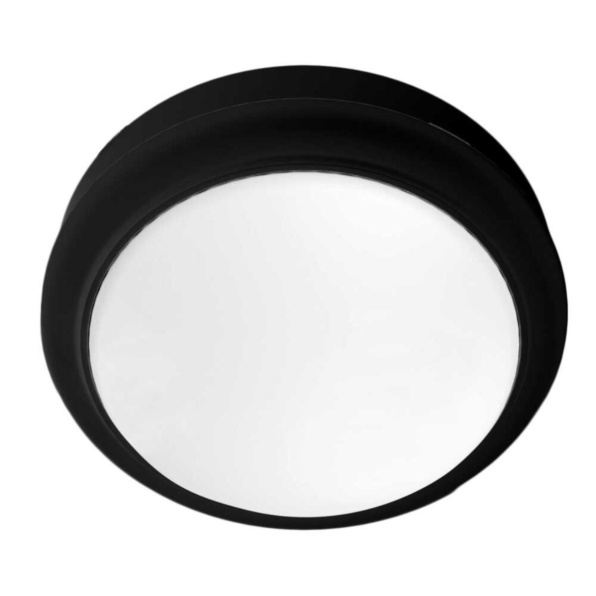 LED BUNKER + SEN ROUND 15W CCT IP65 BLK
