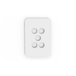 PIXIE AMBIENCE FACE PLATE 5G GLOSS WHITE PIXIE AMBIENCE FACE PLATE 5G GLOSS WHITE