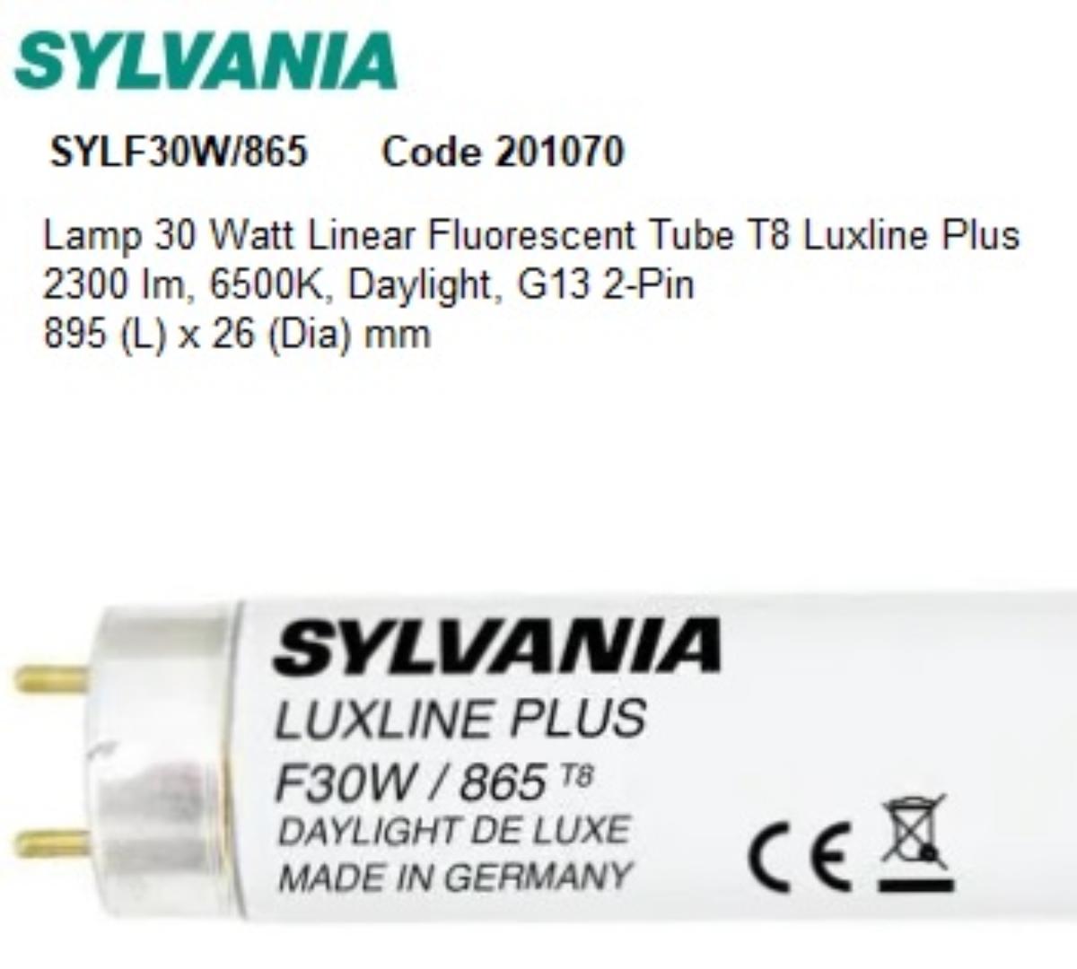 FLUORO TUBE 30W T8 6500K DAYLIGHT