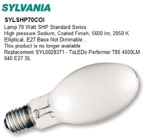 HPS LAMP 70W ES E27 COAT ELLIP INT IGNIT HPS LAMP 70W ES E27 COAT ELLIP INT IGNIT