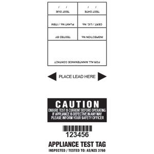 SELF LAMINAT TEST TAG BLACK NSW ONLY