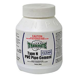 PVC SOLVENT CEMENT TYPE N CLEAR 250ML PVC SOLVENT CEMENT TYPE N CLEAR 250ML