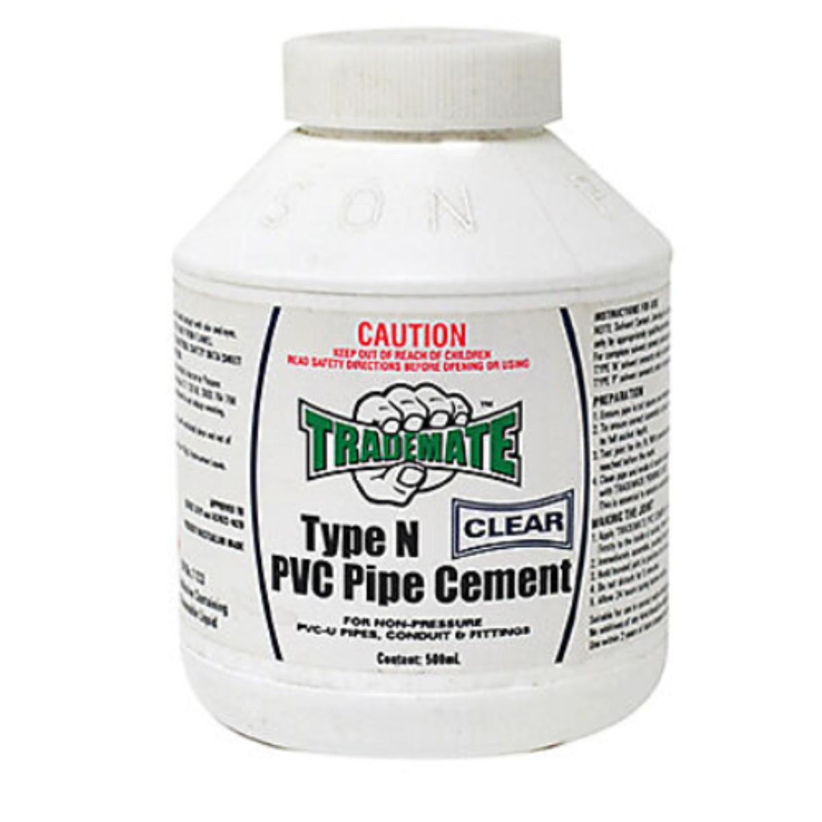 PVC SOLVENT CEMENT TYPE N CLEAR 500ML