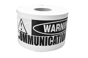 TAPE U/G WARN TRACE/COM 150MMX500M WHT TAPE U/G WARN TRACE/COM 150MMX500M WHT