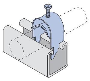 CLAMP LOOP STEEL 1X25MM DIA 1 PC CBL