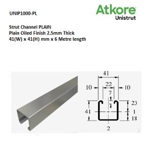 STRUT PLAIN 41X41MM X 6MTR