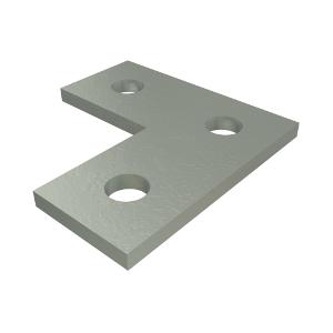 FLAT ANGLE PLATE 90DEG 3 HOLE HDG FLAT ANGLE PLATE 90DEG 3 HOLE HDG