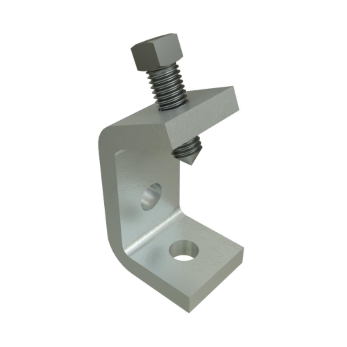 BEAM CLAMP W/CONEPOINT SCREW M12X40 HDG