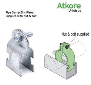 PIPE CLAMP 2PIECE 32MM G/B