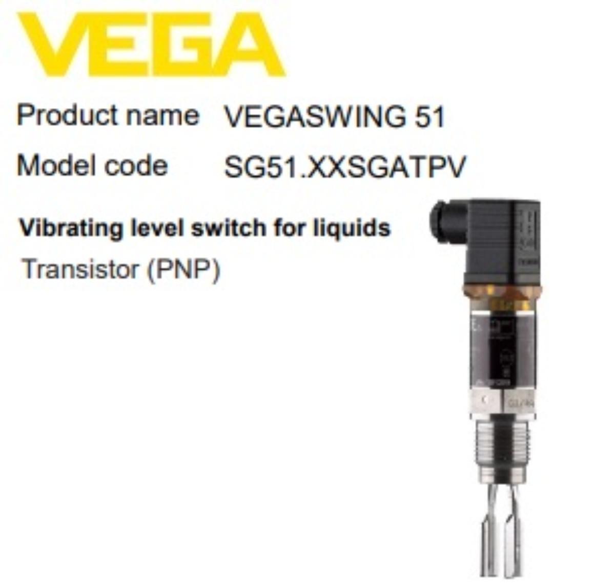 VIBRATING LEVEL SWITCH FOR LIQUIDS