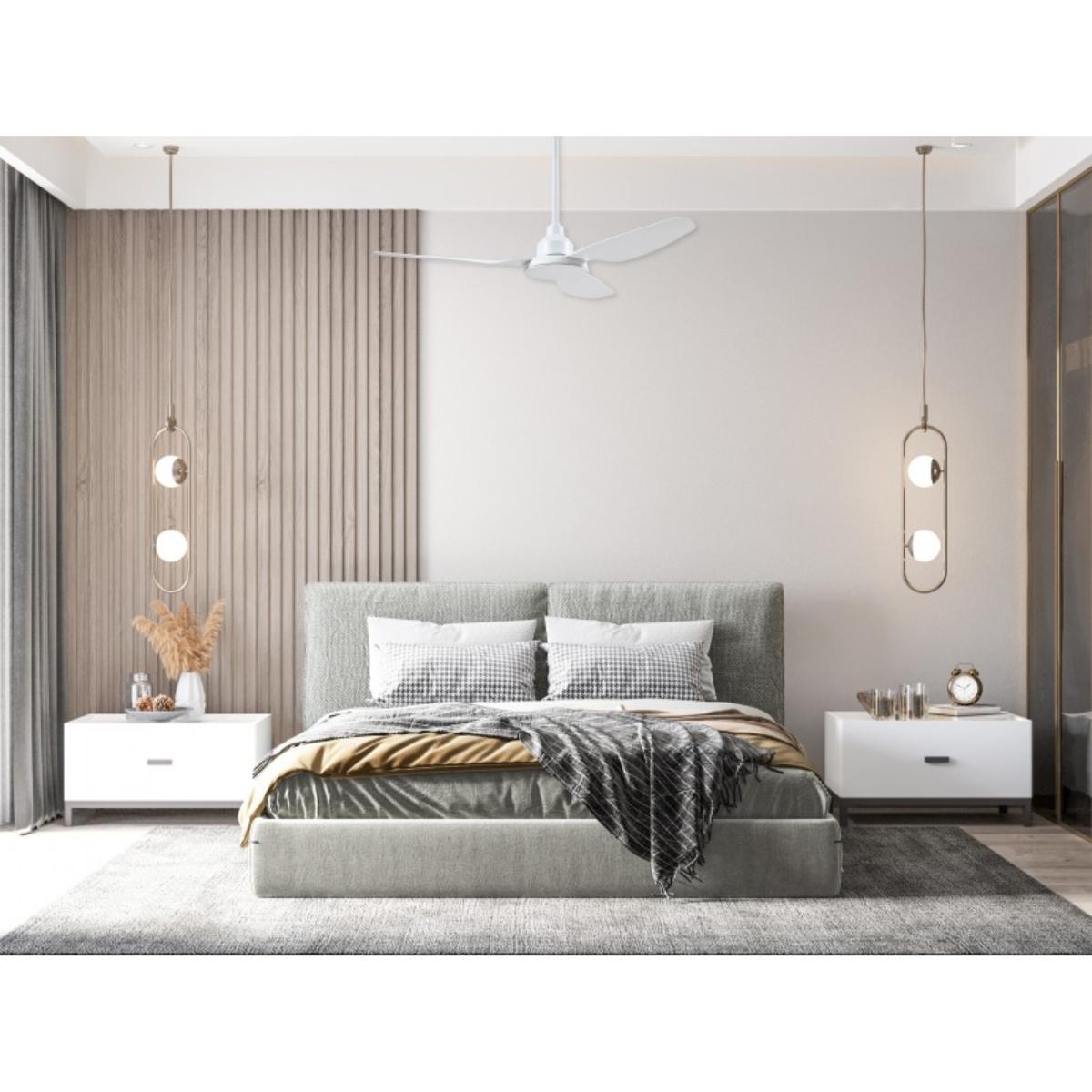 C/FAN GLACIER 56 INCH 1400MM 3BL DC WHT