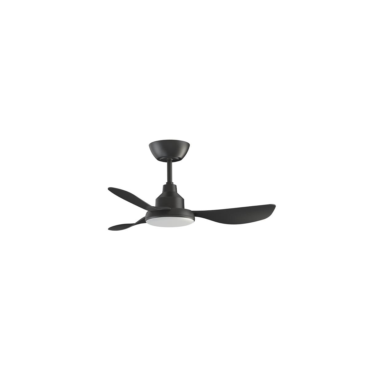 C/FAN GLACIER DC 36IN 900MM 3BL DC + LED
