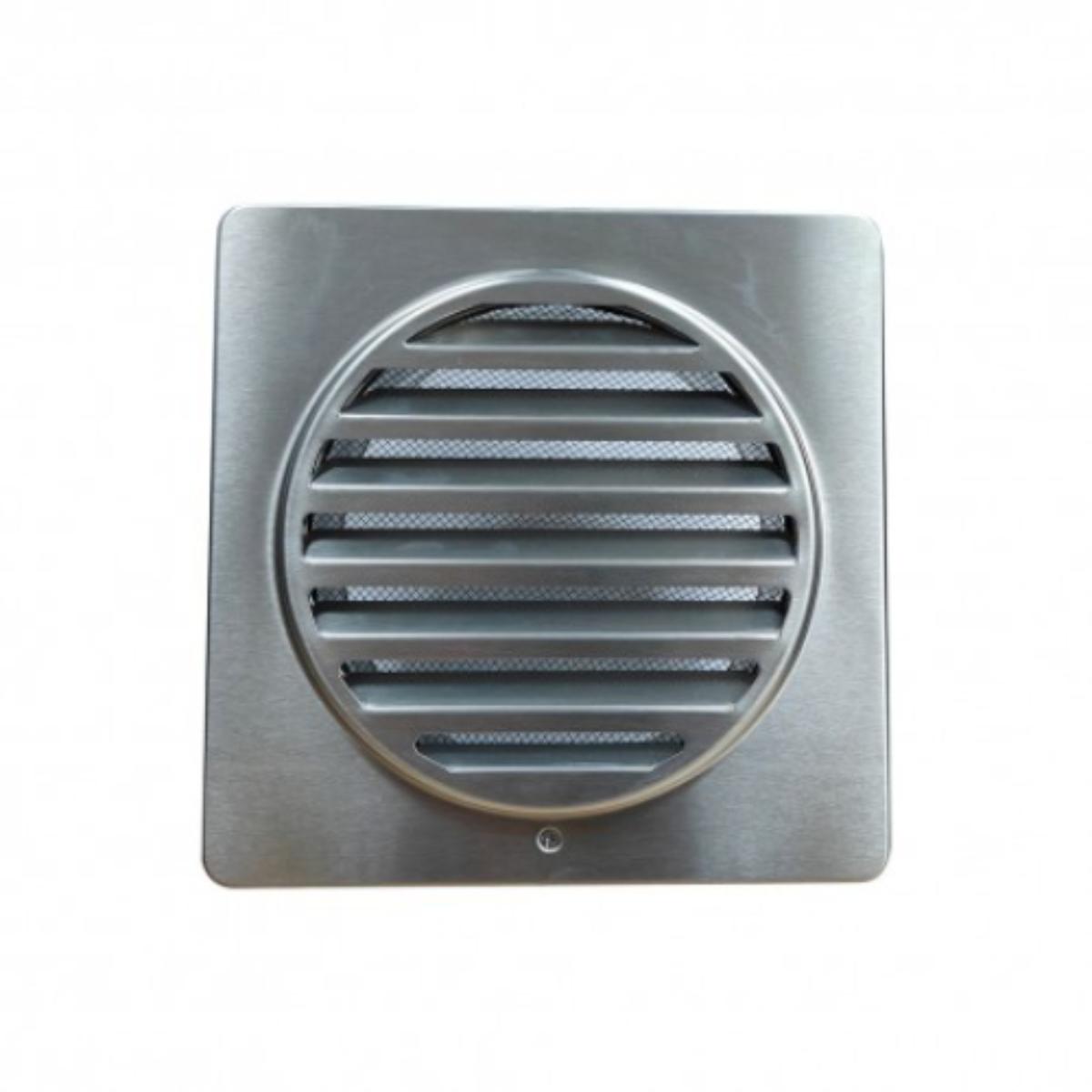 EXT WALL VENT 150MM 304 S/S BAL40 RATED