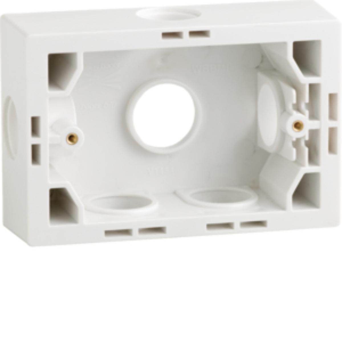 INSULATED MOUNTING BLOCK 32MM DEEP WHITE