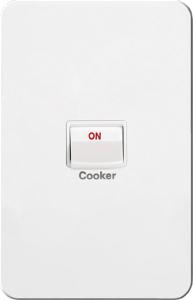 SILHOUETTE 40A 2 POLE COOKER SWITCH MW SILHOUETTE 40A 2 POLE COOKER SWITCH MW