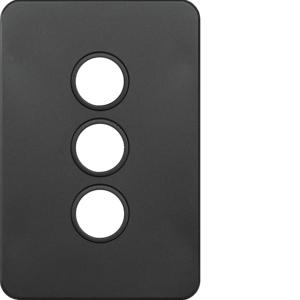 SILHOUETTE 3G SWITCH PLATE NO MECH MB