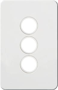 SILHOUETTE PLATE & COVER 3G MATT WHITE