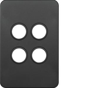 SILHOUETTE 4G SWITCH PLATE NO MECH MB