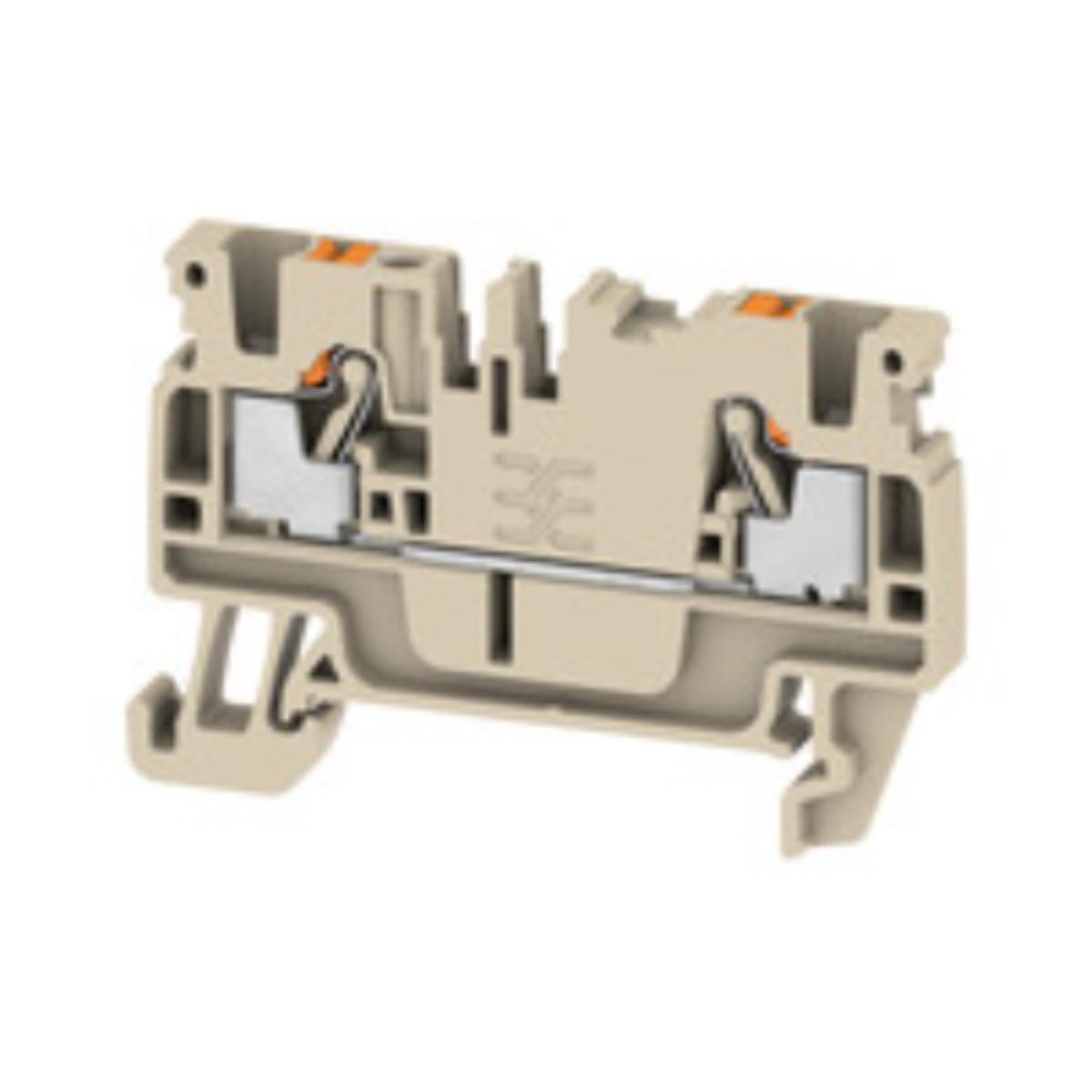 A2C2.5 DIN TERM PUSH-IN 2.5MM 24A BEIGE