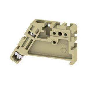 EW35 END BRACKET / END STOP TS35 BEIGE