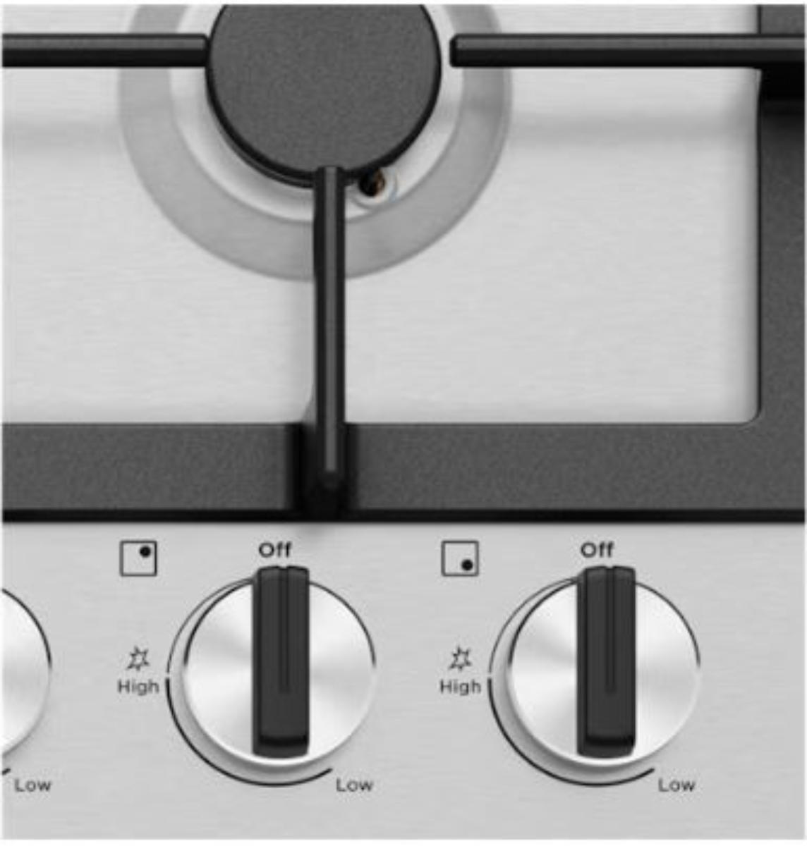 W/H 60CM 4 BURNER SS GAS COOKTOP