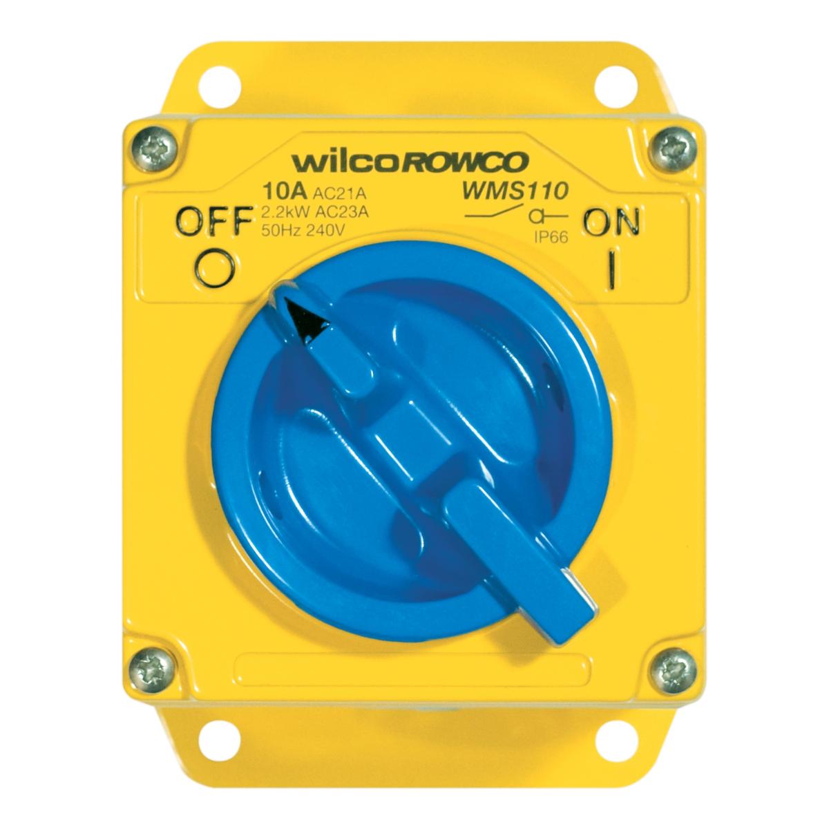 SWITCH A-SERIES 4P 20A/500V SIZE:A IP66