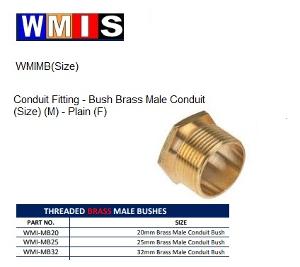 20MM BRASS MALE CONDUIT BUSH