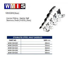 SLS 50MM DOUBLE SIDED SADDLE S/STEEL EQU