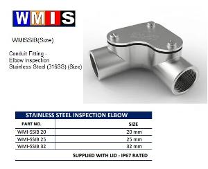 INSPECTION ELBOW STAINLESS STEEL 25MM