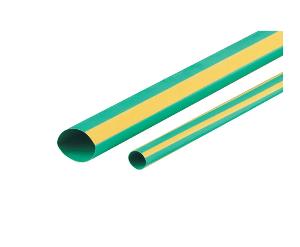 HEATSHRINK THIN WALL 9.5MM YELL GRN 5M