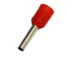 INSULATED BOOTLACE PIN 1.0MM RED 100PK