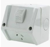 1 GANG SWITCHED SOCKET OUTLET 10A IP53