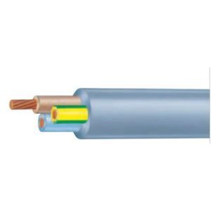 3 Core 1.5mm 16 Amp PVC Flexible Cable 1m 100m Round Flex Electrical Wire  WHITE