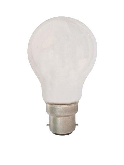 LAMP HALOGEN GLS 42W BC FROSTED