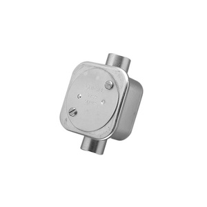 JUNCTION BOX PRESSED METAL 25MM 2WAY