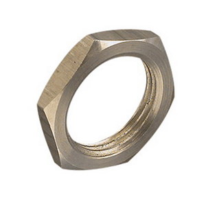 HEX LOCKNUT BRASS 16MM