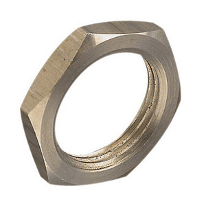 HEX LOCKNUT BRASS 20MM