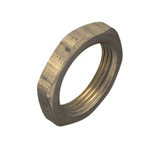 HEX LOCKNUT BRASS 25MM