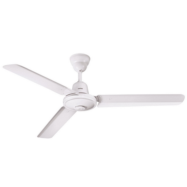 Ceiling Fan J Hook 3 Alum Bld 1200mm Wht Ceiling Fan Heating