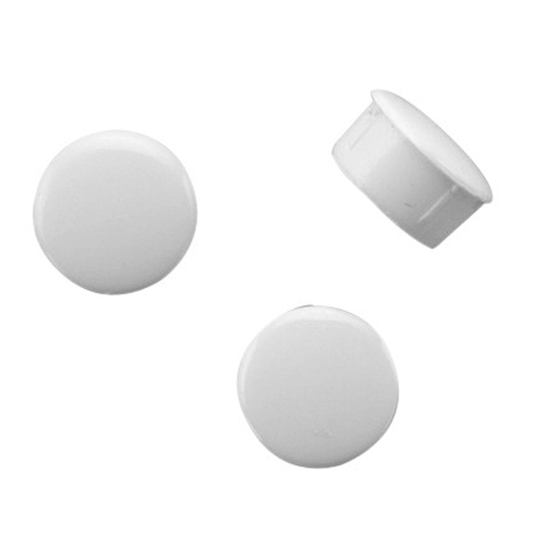 MOUNTING SCREW COVER CAP WHITE