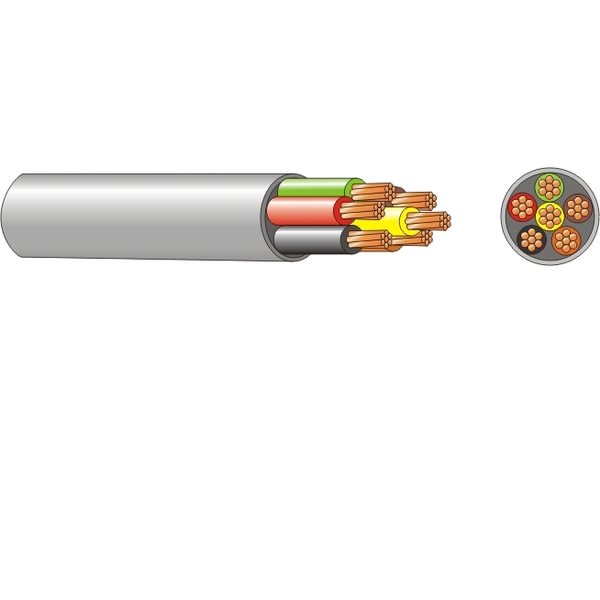 SECURITY CABLE 14/0.20 0.44MM 4CORE