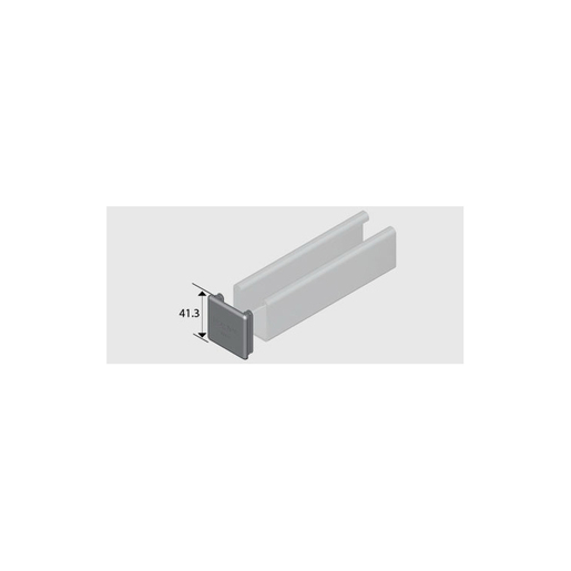 COVER CHANNEL END CAP 41.3MM2