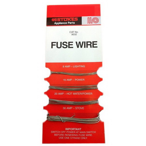 FUSE WIRE CARD INCLUDES 8/16/20/32 AMP