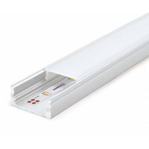 LED STRIP HOUSING LOW PROFILE 17X8MM 2M