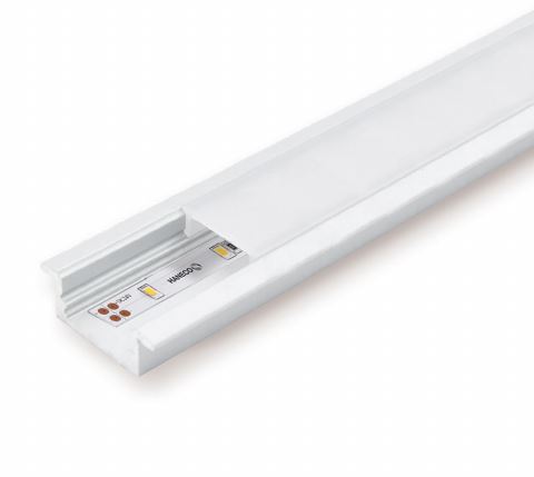 LED STRIP HOUSING RECESSED 23MM 2M