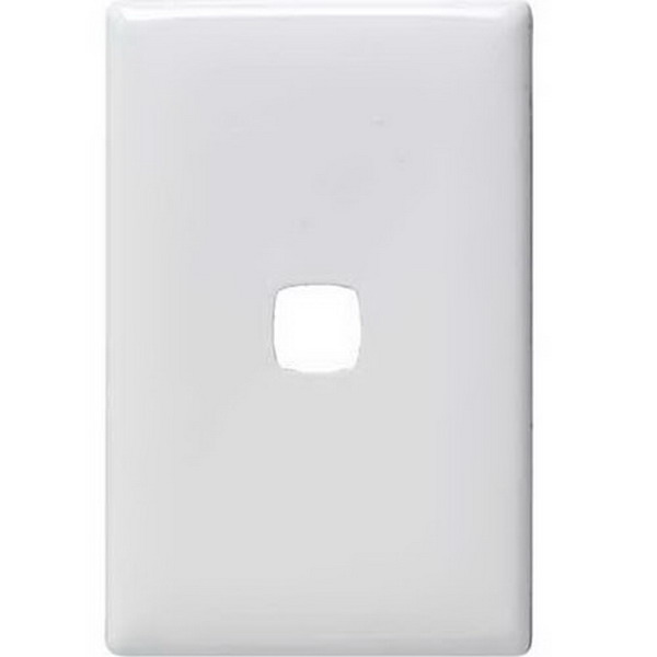 PLATE LINEA 1 GANG GRID & COVER WHITE