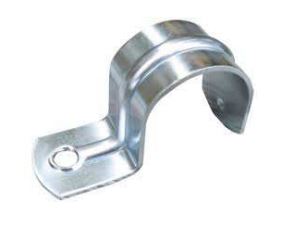 HALF SADDLE ZINC PLATED 25MM 6.5MM HOLE