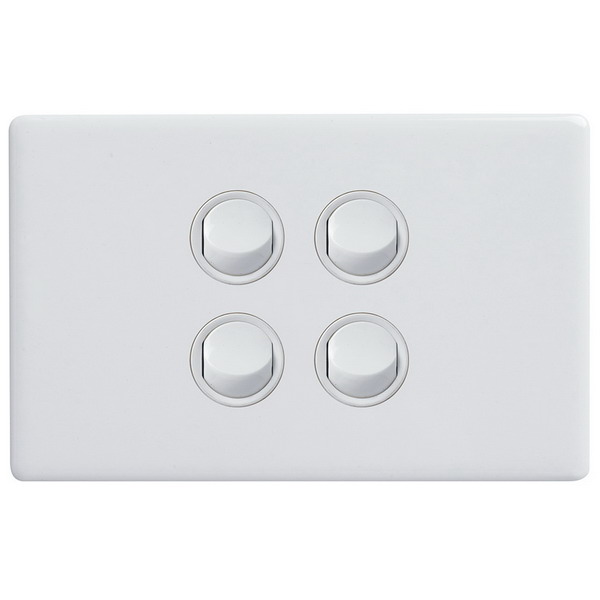 EXCEL E-DED 16A 4G SWITCH HORIZONTAL WHT
